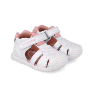 Sandale blanc pour bébé filles 252108-C050