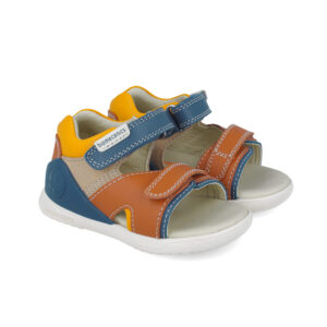 Sandale à bout ouvert pour bébé garçon multicolore 252145-B087