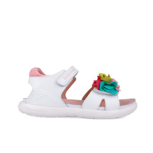 Sandale fleurs multicolores pour Filles 252241-B050