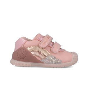 Baskets Bébé Fille Rose Arc-en-Ciel 251102-A193