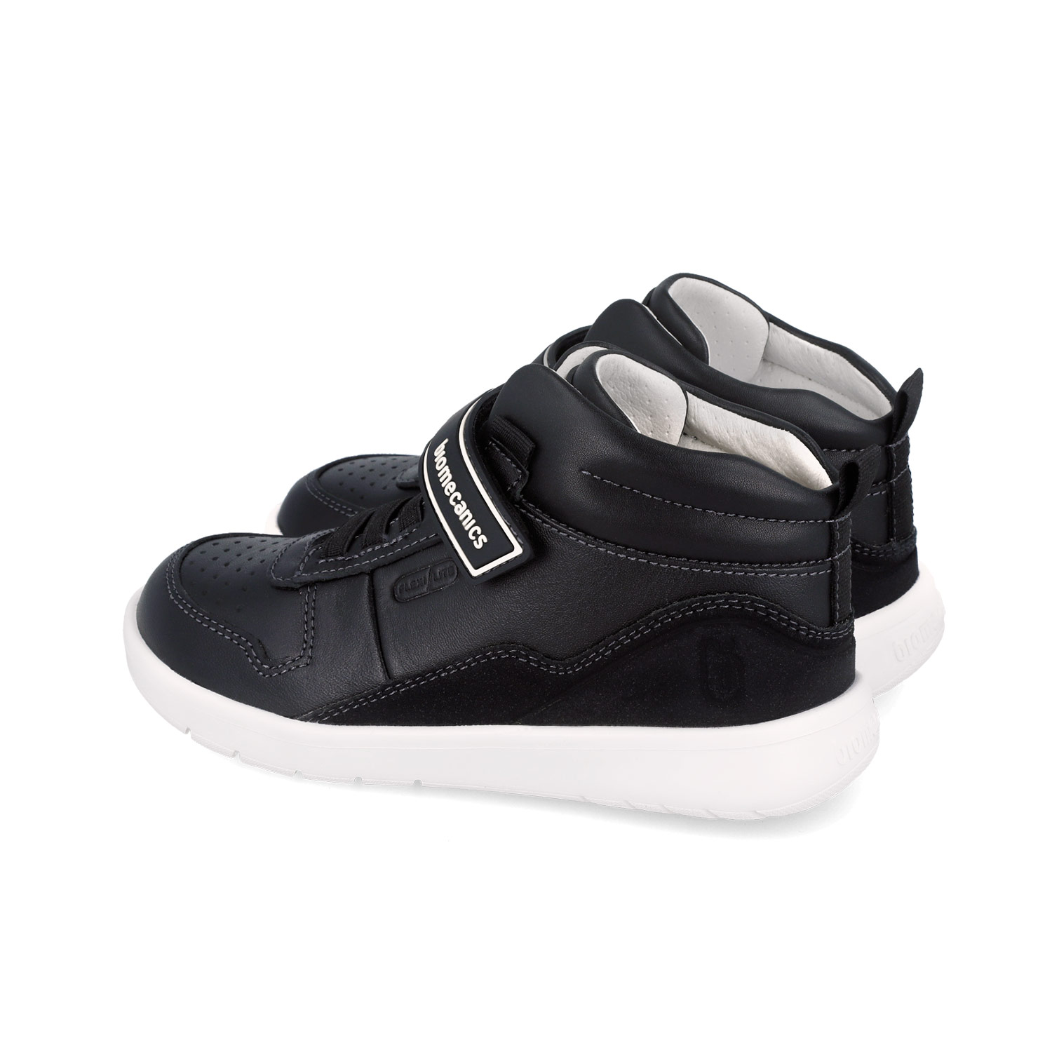 Baskets montantes garçon noir et blanc 251242-A054 – Image 3