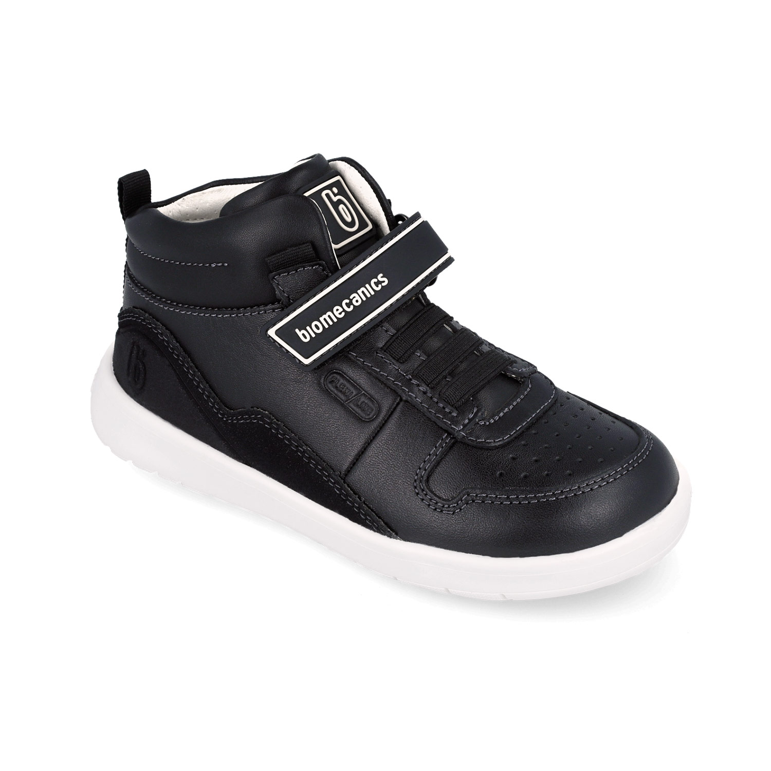 Baskets montantes garçon noir et blanc 251242-A054 – Image 4