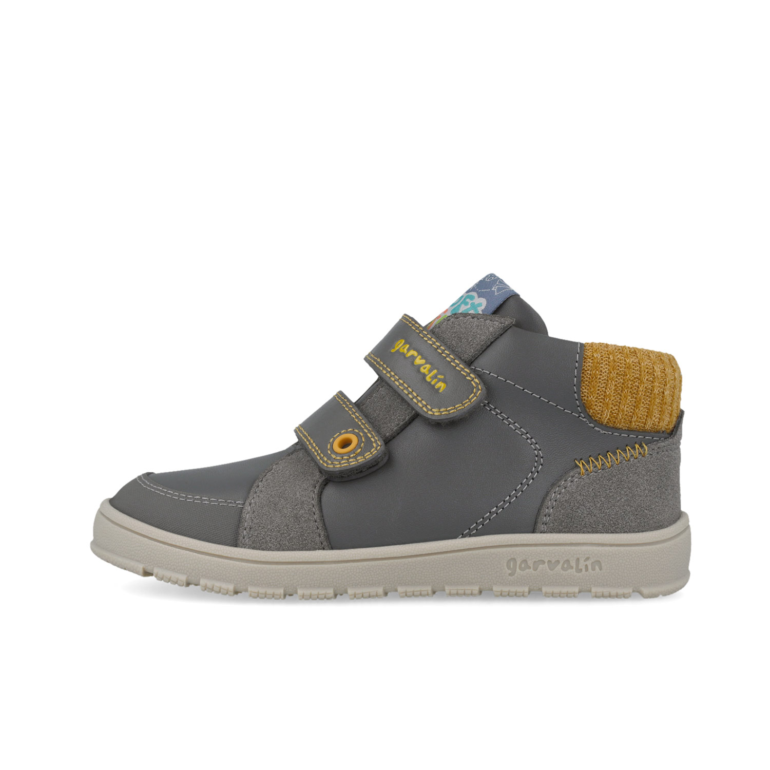 Bottines enfant garçon Garvalín grises à double velcro 251504-C213 – Image 5